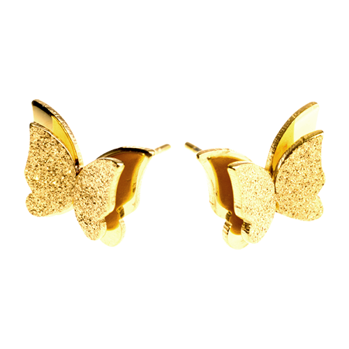 Gold Double Wing Butterfly