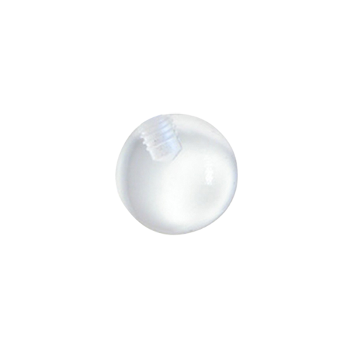Ball 1.6x4mm Clear Fluro Acrylic
