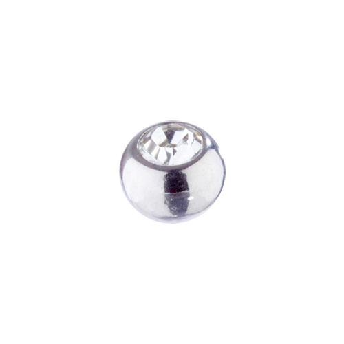 Micro Jewel Ball Clear 1.2x3mm