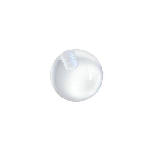 Ball 1.2x4mm Clear Fluro Acrylic