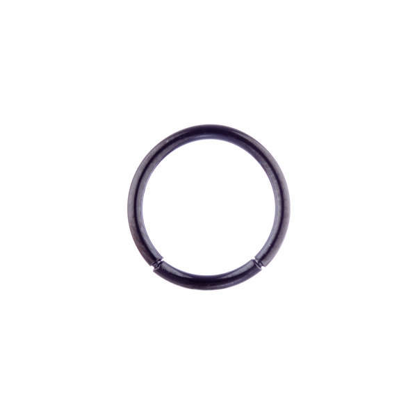 Segment Ring 1.2 x 8mm Black Steel