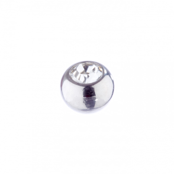 Micro Jewel Ball Clear 1.2x3mm