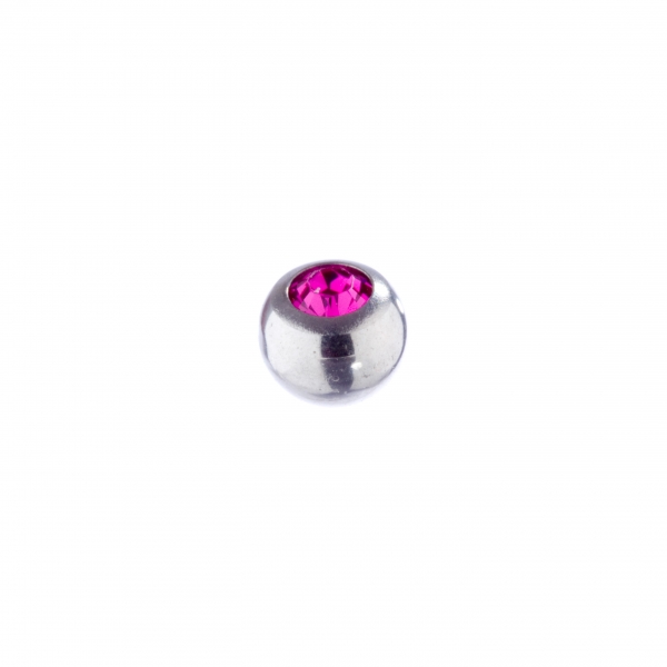 Micro Jewel Ball Fuchsia 1.2x3mm