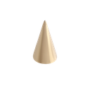 Long Cone 1.6 4 x 7mm Gold Steel