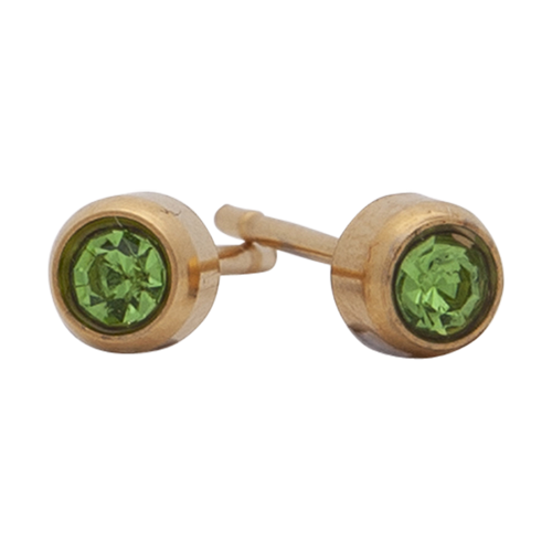 August Birthstone Gold