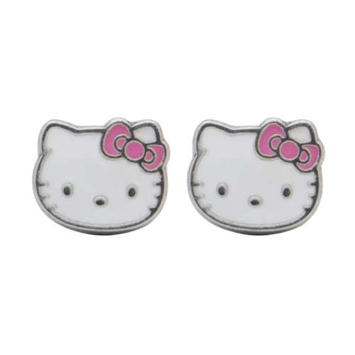 Silver Enamel Hello Kitty