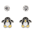 Rhodium  Crystal + Penguin