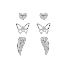 Rhodium Angel Set