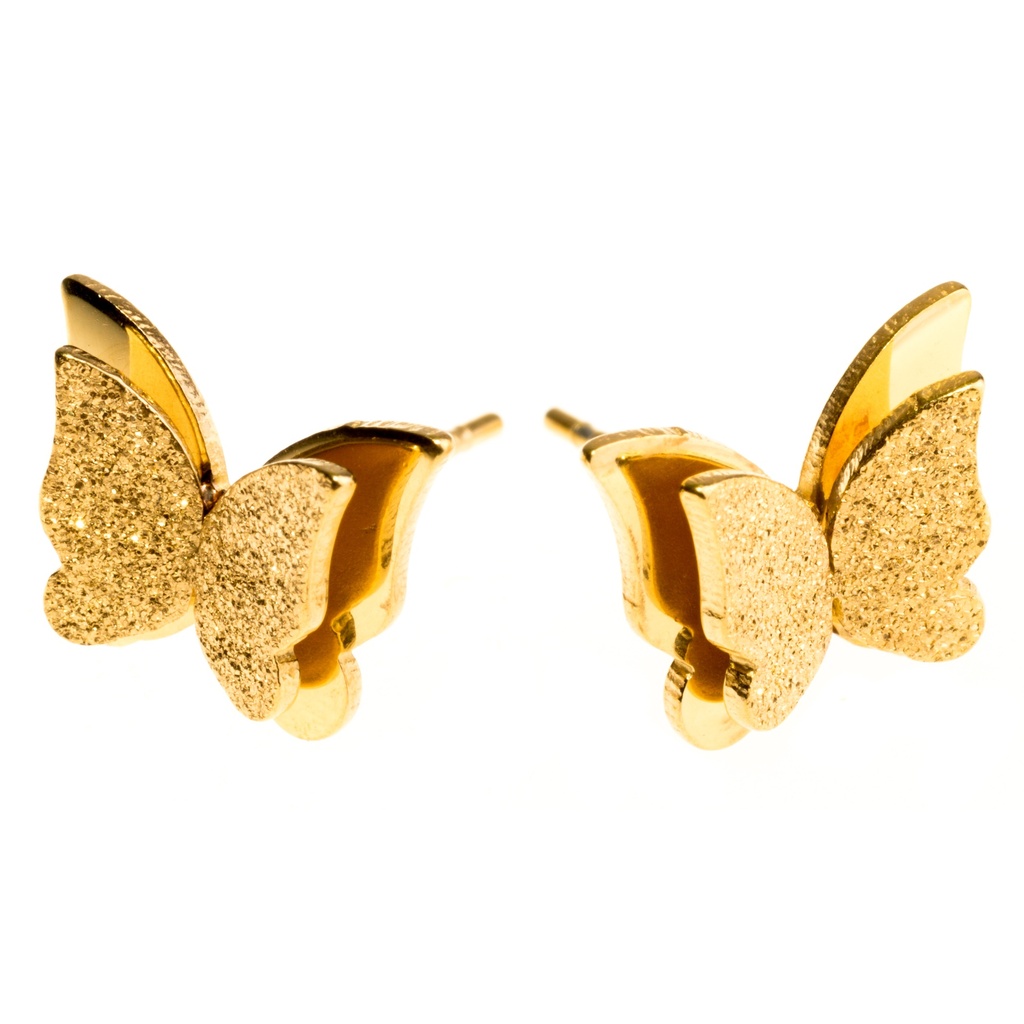 Gold Double Wing Butterfly