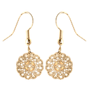 Gold Circle Drop