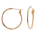 Gold Medium Click Hoop