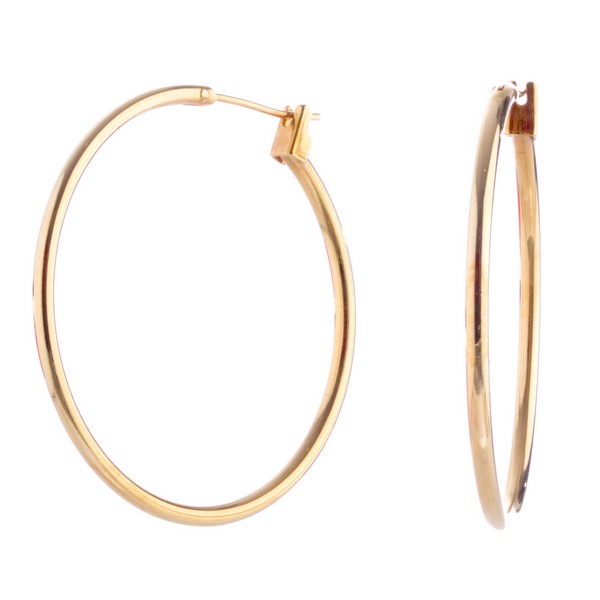 Gold X-Large Click Hoop