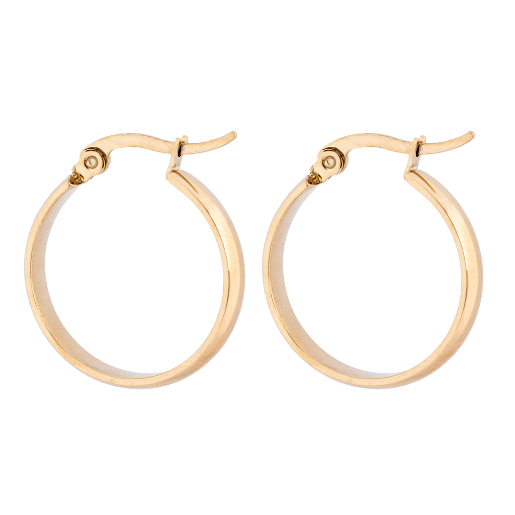 Gold Reg Hoop
