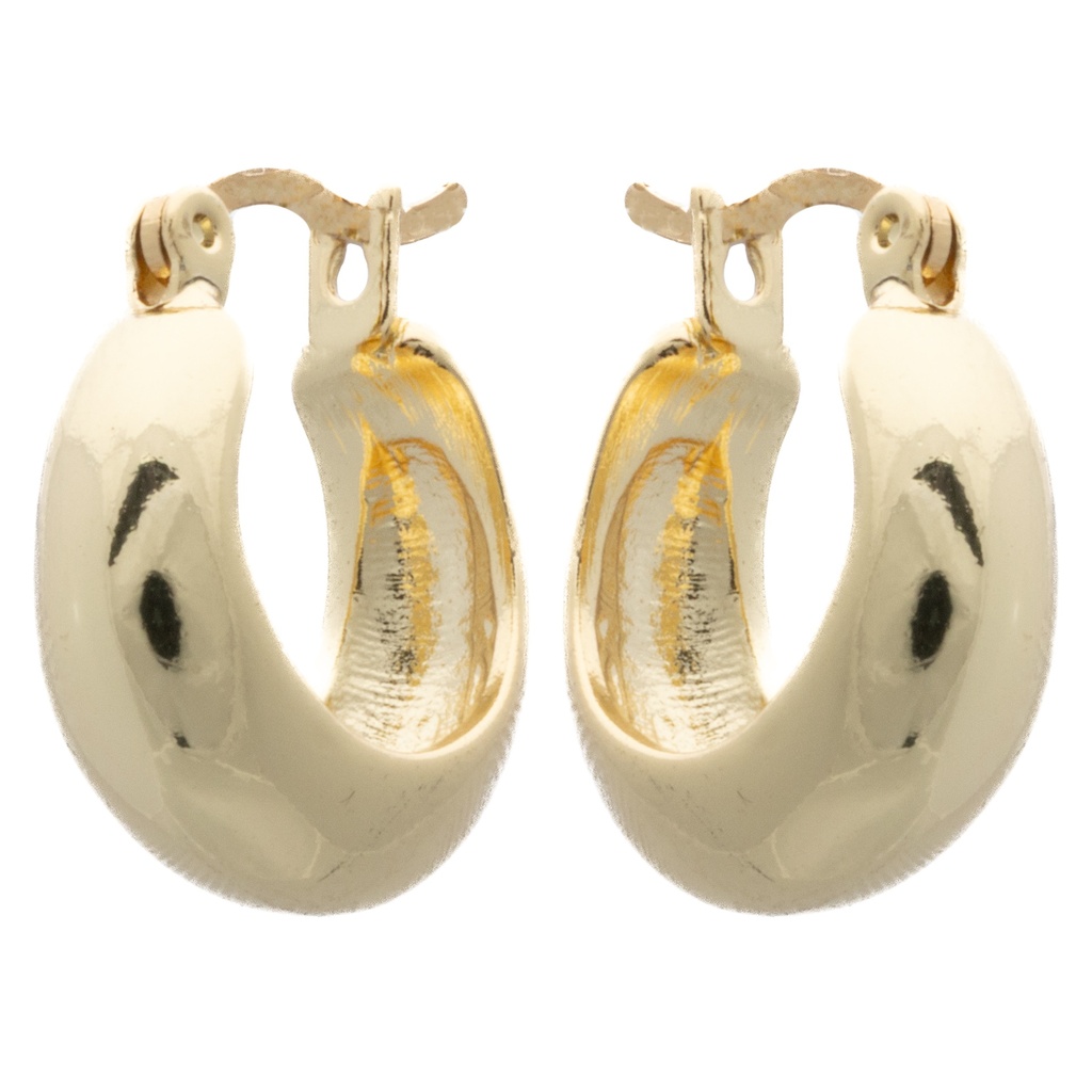 Gold "G" Taper Click Hoop