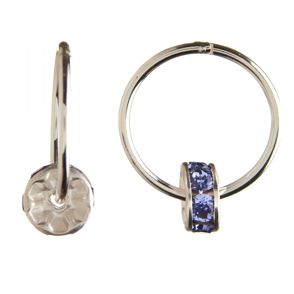 Silver Sleeper + Wheel Tanzanite