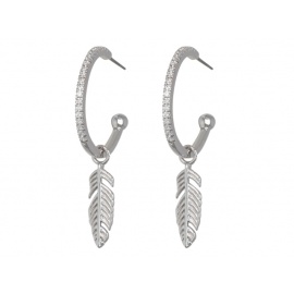 Silver Leaf on Hoop