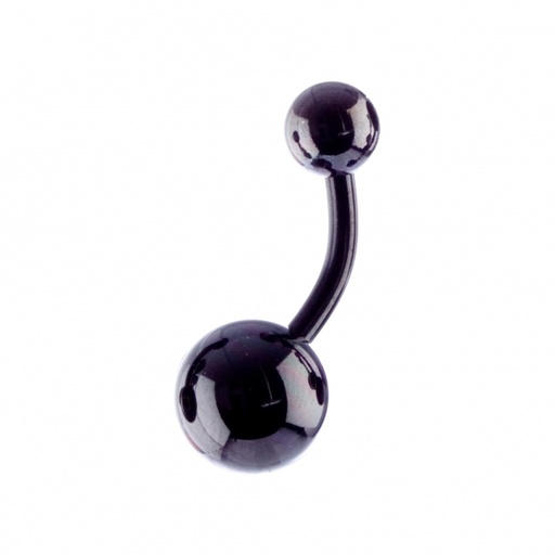 [BKBNN1608 58] Banana 1.6 x 8mm 5/8mm Balls Black