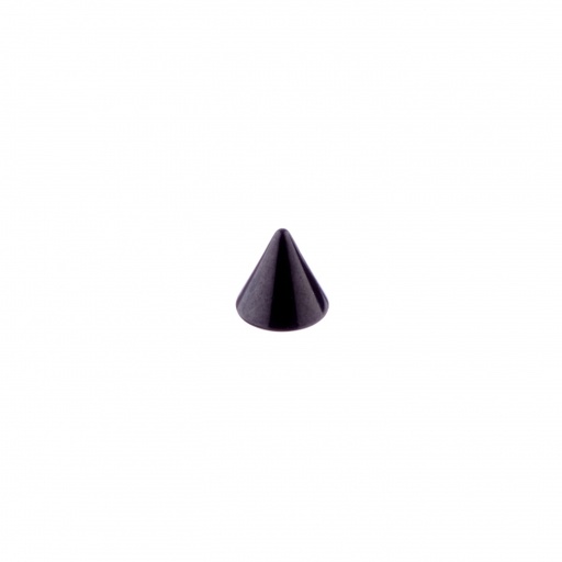 [BKMC03] Micro Cone 1.2 x 3 x 3mm Bk Steel