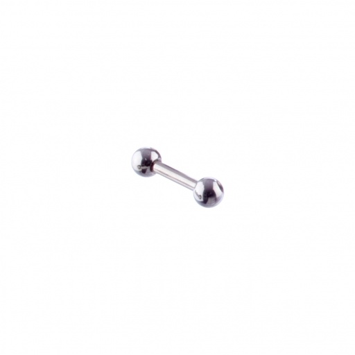 [BL1608 4] Barbell 1.6 x 8mm 4mm ball