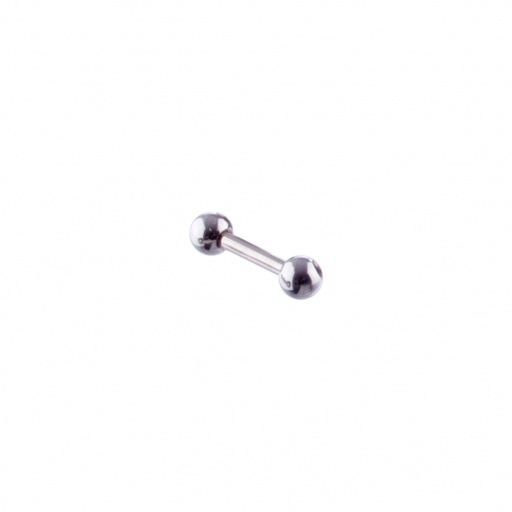 [BL16084] Barbell 1.6 x 8mm 4mm ball