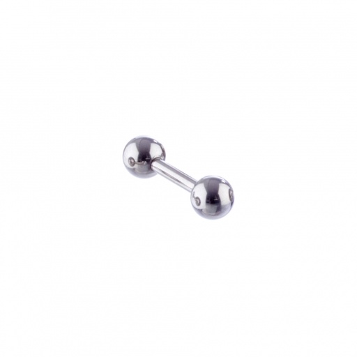 [BL210 6] Barbell 2 x 10mm 6mm ball