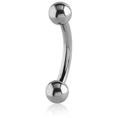 [TBN10 44] Banana 1.6x10mm 4mm Ball Tit'm