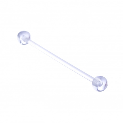 [XBL6] Barbell 1.6x38 5mm UV Balls Bioflex