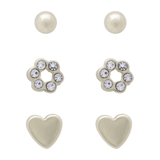 [53280] Gold Heart Flower Ball Set