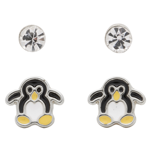 [53391] Rhodium  Crystal + Penguin