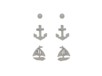 [53541] Silver Anchor Set