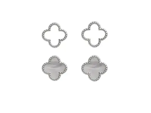 [53551] Silver Clover Set