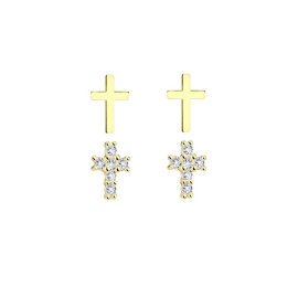 [53600] Gold Cross Set